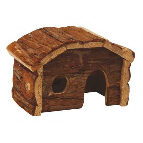 Wooden house Cottage 20x11x14cm for rodents