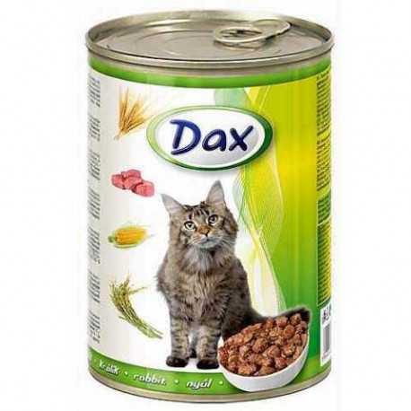 Cans, pockets, cats for cats Dax rabbit 415 g tin