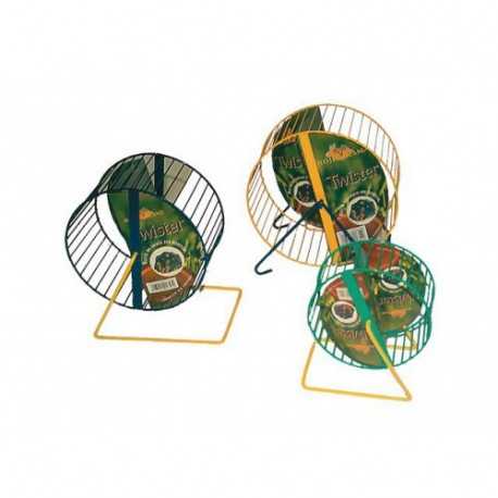 Carousel metallic green-yellow 12cm for rodents