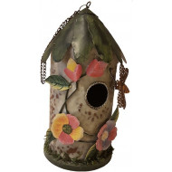 Plechový domček pre vtáky pre papagáje