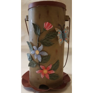 Plechové kŕmidlo pre vtáky pre papagáje