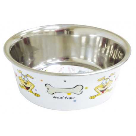 Bowl stainless steel anti-skid WOOF1 for cats