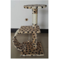 Scraper brown with laces 51x35x69,5cm for cats