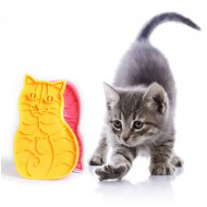 Masážna kefa 11x7cm pre mačky