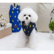 Dark-blue vest with flashes for dogs and cats