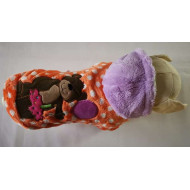 Mikina Teddy oranžová pre psov a mačky