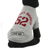 Mikina 52 sivá pre psov a mačky