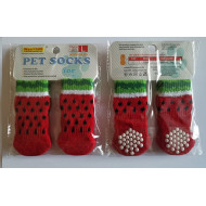 Ponožky Melón- S, M, L, XL pre psov a mačky