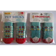 Ponožky Tyrkys- S, M, L pre psov a mačky