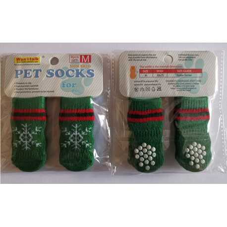 Socks Green- S, M, L, XL for dogs and cats