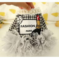 Šaty Fashion černé pro psy a kočky