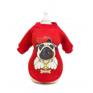 Sweatshirt red for dogs and cats
