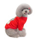 Mikina Mops červená pre psov a mačky