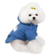 Peacer waterproof jacket blue for dogs and cats