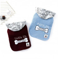 Mikina My Food modrá pre psov a mačky