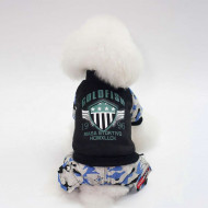 Fashion and clothes for the dog Overalls Goldfish black