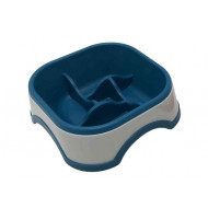 Miska plastová proti hltaniu 600ml/17cm pre mačky