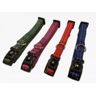 Nylon collars for dogs Reflective nylon collar dark pink