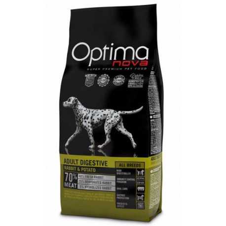 OPTIMAnova Dog Adult Digestive Rabbit 12kg for dogs and cats