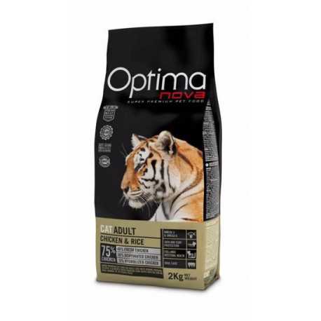 OPTIMAnova Cat Adult Chicken & Rice 2kg pre mačky