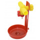 Feed and feeders for poultry and rabbits Feeder for chickens, chickens and quails T19