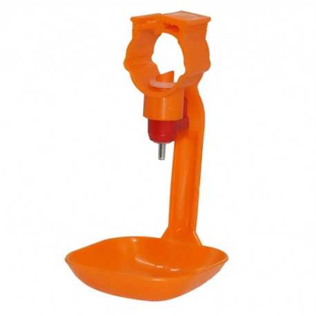 Napájačka pre kurčatá, sliepky a prepelice s miskou T21 pre hospodárske zvieratá