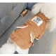 Menstrual jacket brown for dogs and cats