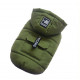 Nice green waterproof jacket for dogs and cats