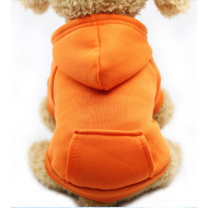 Hoodie orange for dogs and cats