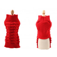 Red sweater for dogs and cats