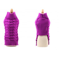 Purple sweater for dogs and cats