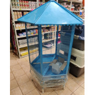 Voliéra pro ptáky do interieru 88x88x190cm pro papagáje