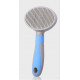 Round self-cleaning brush 21x10cm for cats