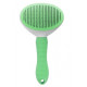 Spikes and combs for dogs Round self-cleaning brush 19,5x10,5cm