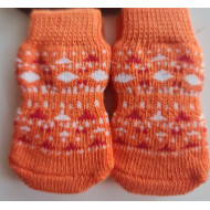 Ponožky oranžové S pre psov a mačky