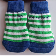 Ponožky modro-zelené M pre psov a mačky