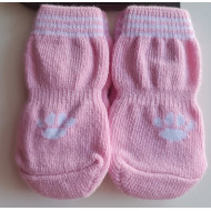 Ponožky ružové L pre psov a mačky