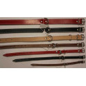 Padded leather collars