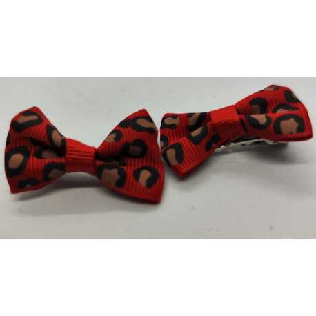 Bow clip 3.5cm-2pcs motif 12 for dogs and cats