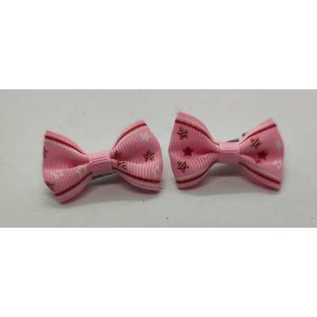 Bow clip 3.5cm-2pcs motif 18 for dogs and cats