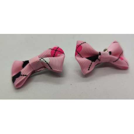 Bow clip 3.5cm-2pcs motif 22 for dogs and cats