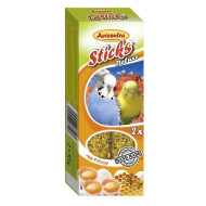 Tyčinky Deluxe pre andulky - vajce a med 2ks pre papagáje