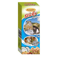 Tyčinky Deluxe pre malé hlodavce - orechmi a kokosom 2ks pre hlodavce