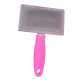 Pink brush 8.8x16cm for cats