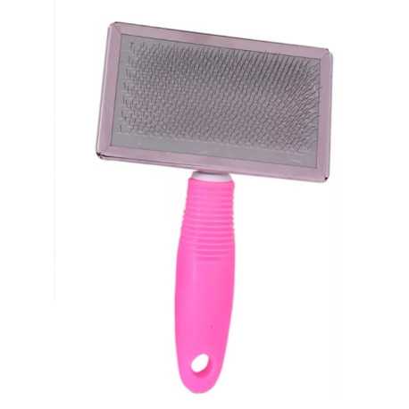 Pink brush 8.8x16cm for cats