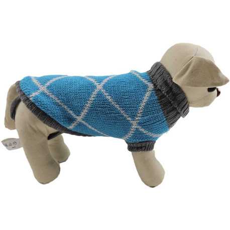 Fashion and clothes for the dog Blue Adam sweater