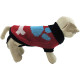 Fashion and clothes for the dog Red labka sweater