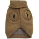 Fashion and clothes for the dog Brown Boris sweater