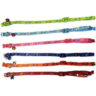 Nylon snap collar 1x20-35cm for cats