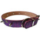 Shiny leatherette collar with spikes 2.5x49cm for cats